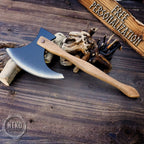 Wooden Medieval Toy Axe – Handmade Personalised, Unique Gift - B