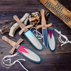 Small Wooden Toy Sword (Dagger) with scabbard - Handmade, Personalised gift