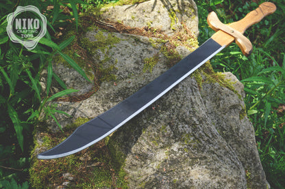 Wooden Large Toy Sword - Falchion: Handmade Personalised Gift